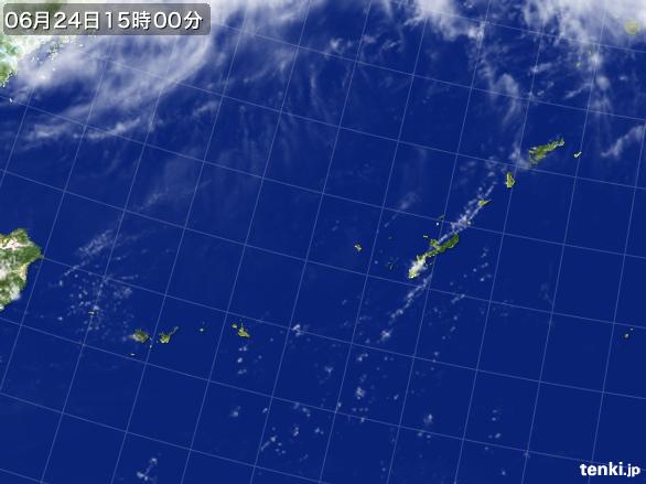 実況天気図(2017年06月24日)