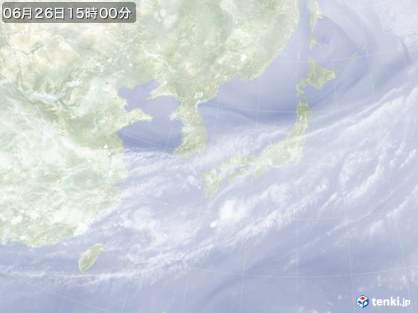 実況天気図(2017年06月26日)