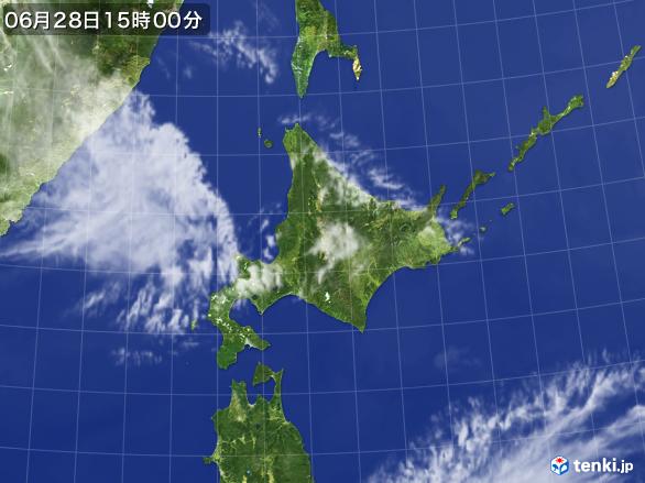 実況天気図(2017年06月28日)