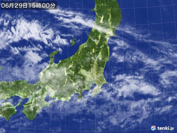 実況天気図(2017年06月29日)