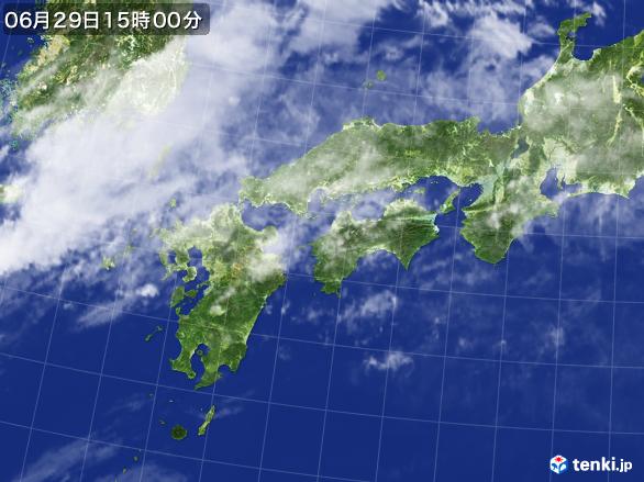 実況天気図(2017年06月29日)