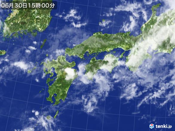 実況天気図(2017年06月30日)