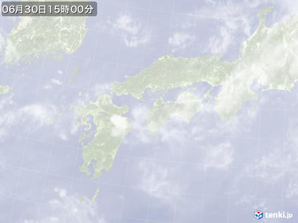 実況天気図(2017年06月30日)