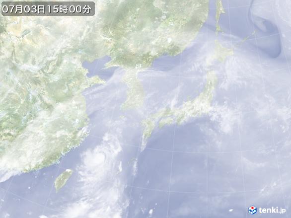 実況天気図(2017年07月03日)