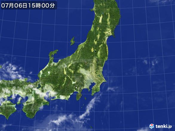 実況天気図(2017年07月06日)