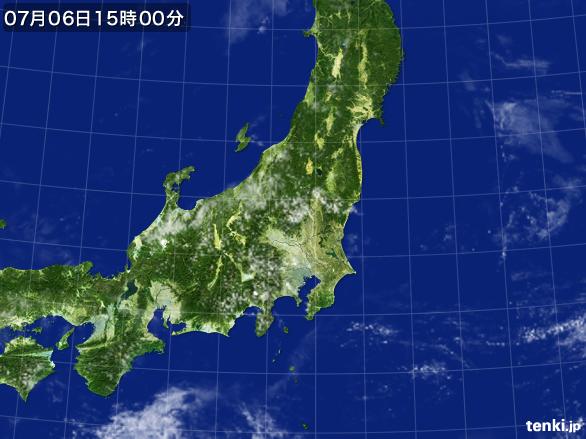 実況天気図(2017年07月06日)