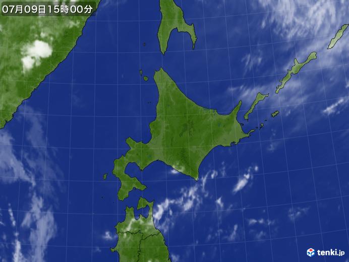 実況天気図(2017年07月09日)