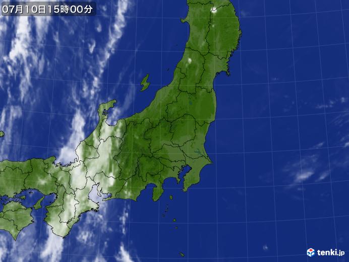 実況天気図(2017年07月10日)