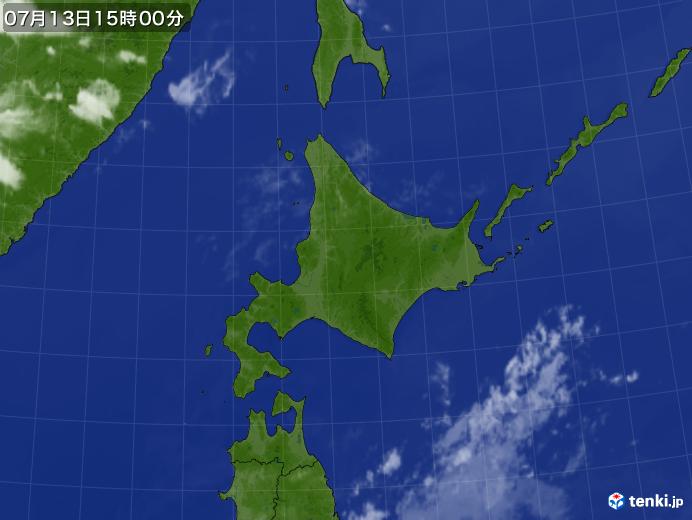 実況天気図(2017年07月13日)