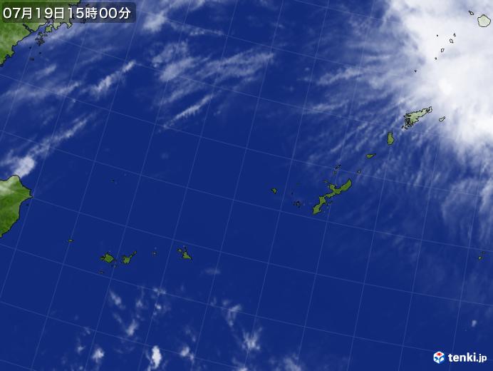 実況天気図(2017年07月19日)