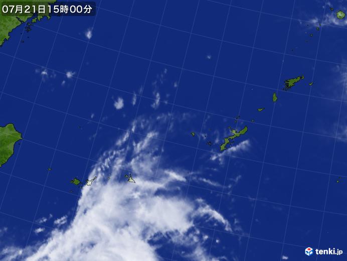 実況天気図(2017年07月21日)