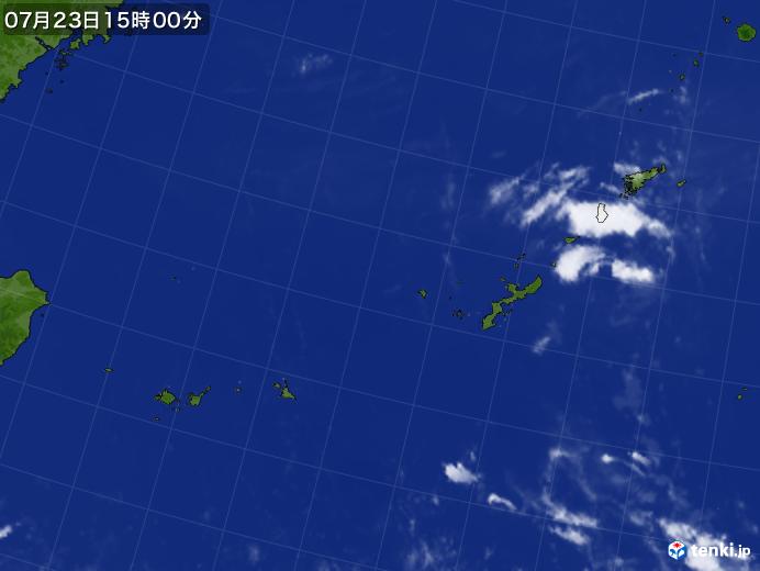 実況天気図(2017年07月23日)