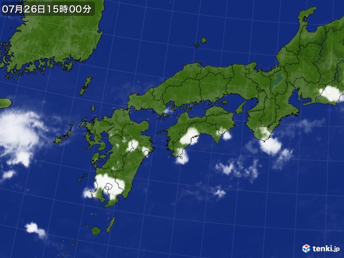 実況天気図(2017年07月26日)