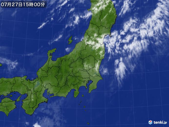 実況天気図(2017年07月27日)