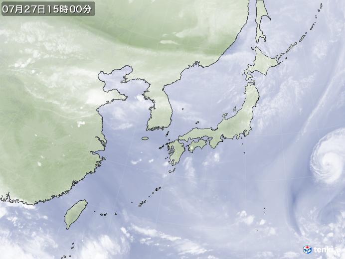 実況天気図(2017年07月27日)