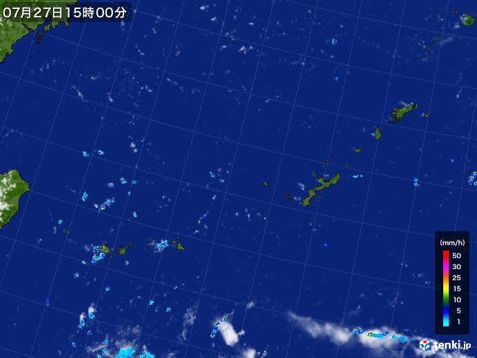 実況天気図(2017年07月27日)