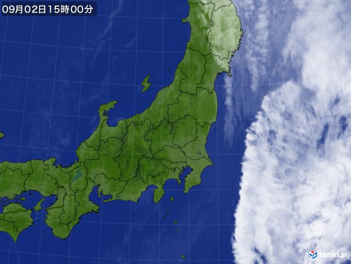 実況天気図(2017年09月02日)