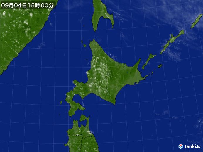 実況天気図(2017年09月04日)