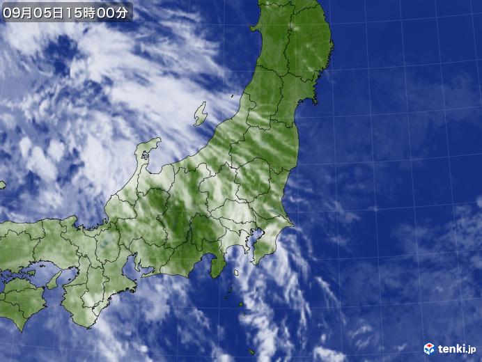 実況天気図(2017年09月05日)