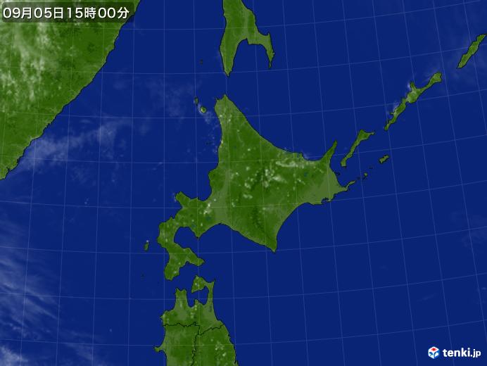 実況天気図(2017年09月05日)