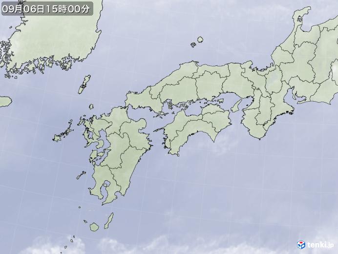 実況天気図(2017年09月06日)