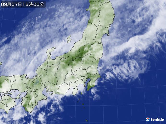 実況天気図(2017年09月07日)