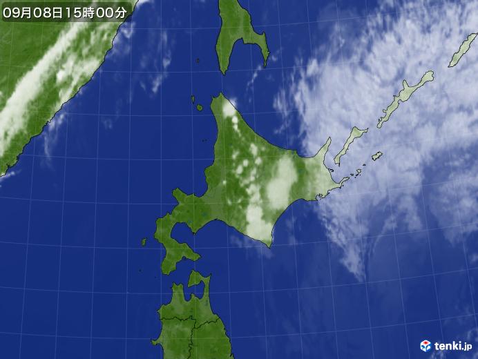実況天気図(2017年09月08日)