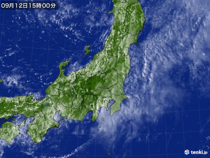 実況天気図(2017年09月12日)