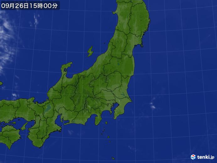 実況天気図(2017年09月26日)