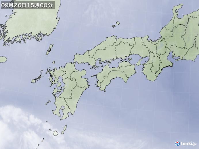 実況天気図(2017年09月26日)