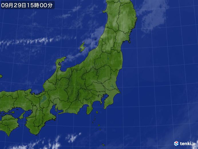実況天気図(2017年09月29日)