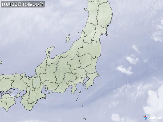 実況天気図(2017年10月03日)