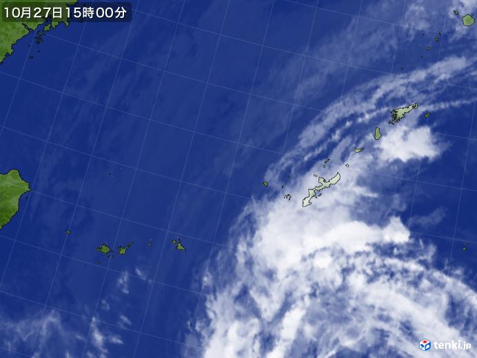 実況天気図(2017年10月27日)