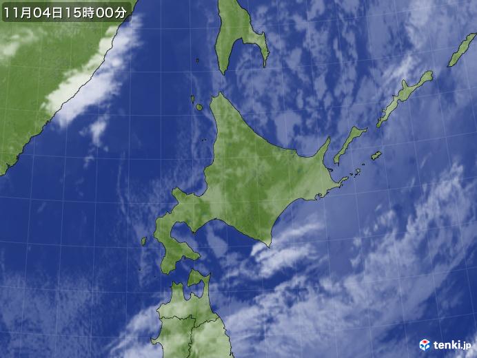 実況天気図(2017年11月04日)