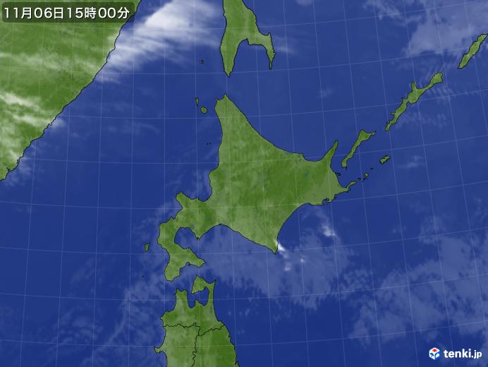 実況天気図(2017年11月06日)