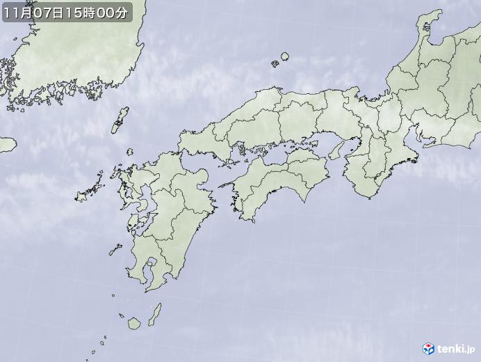 実況天気図(2017年11月07日)