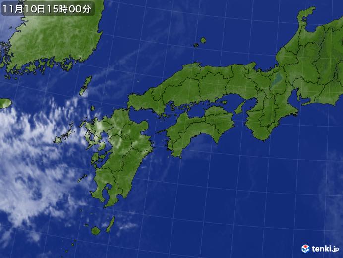 実況天気図(2017年11月10日)