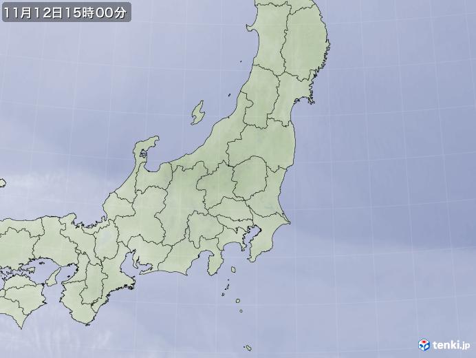実況天気図(2017年11月12日)