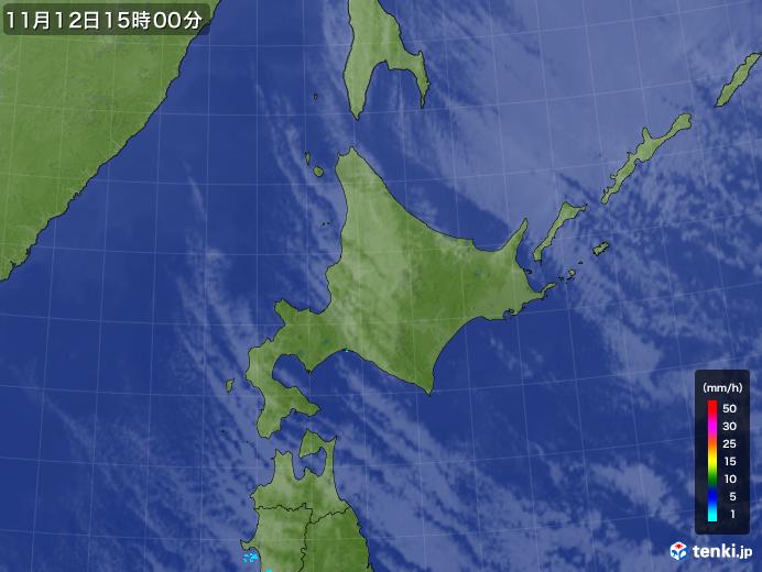 実況天気図(2017年11月12日)