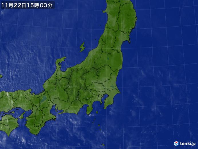 実況天気図(2017年11月22日)