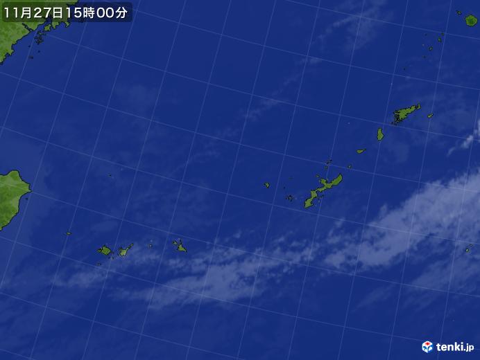 実況天気図(2017年11月27日)