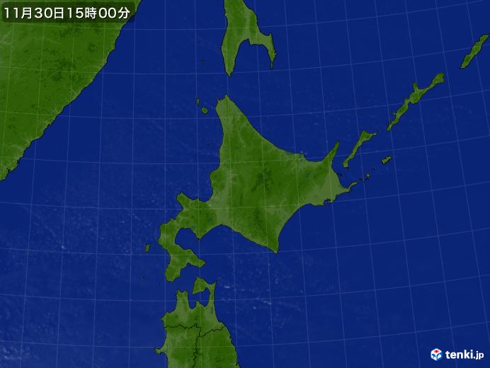 実況天気図(2017年11月30日)