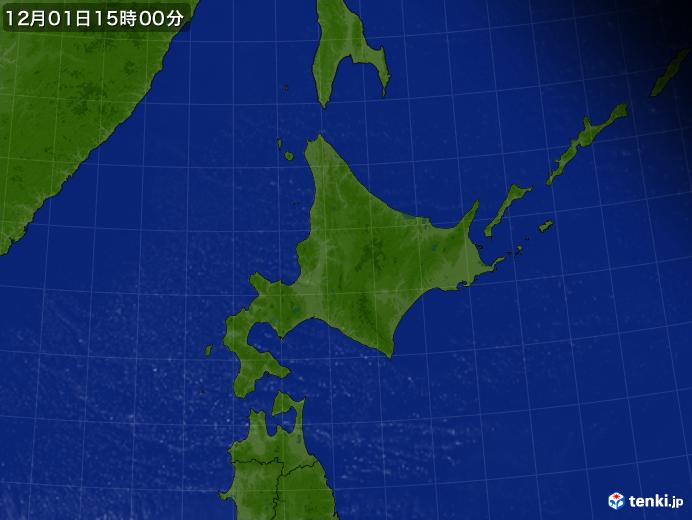 実況天気図(2017年12月01日)