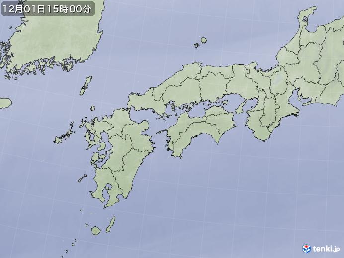 実況天気図(2017年12月01日)