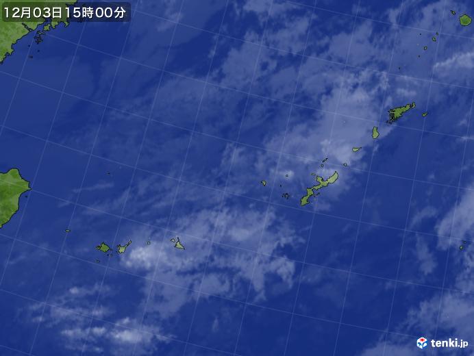 実況天気図(2017年12月03日)