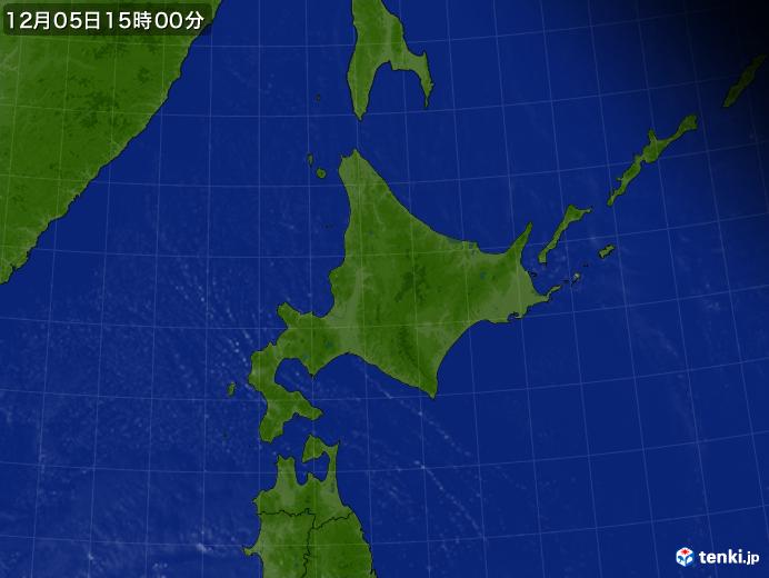 実況天気図(2017年12月05日)