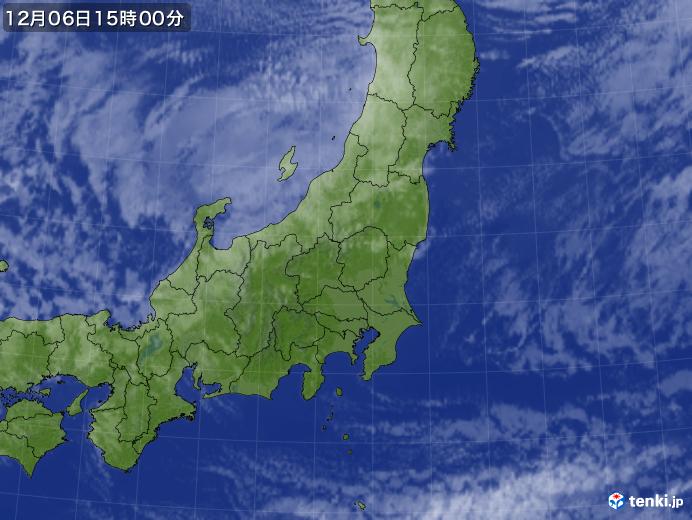 実況天気図(2017年12月06日)