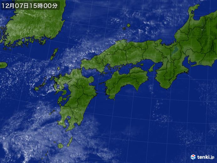 実況天気図(2017年12月07日)