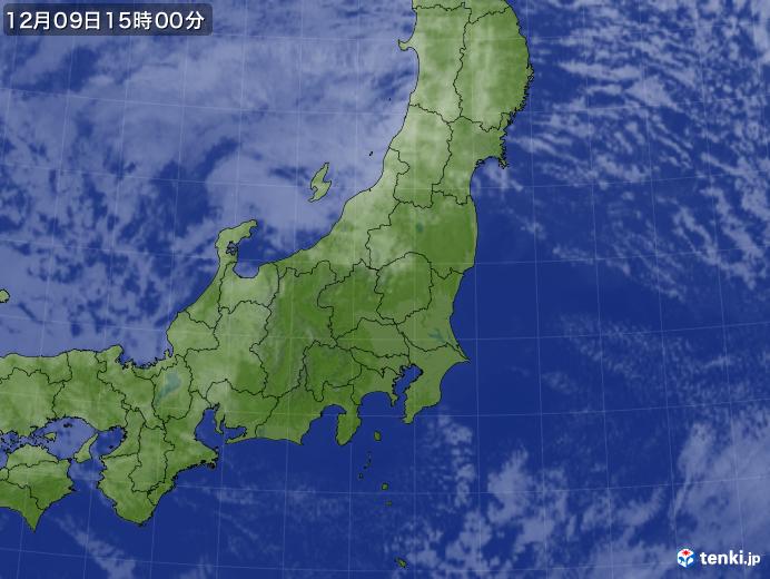 実況天気図(2017年12月09日)