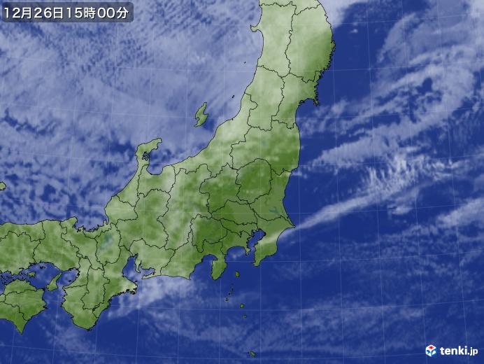 実況天気図(2017年12月26日)